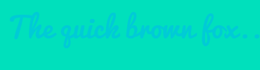 Image with Font Color 00CBD6 and Background Color 00E0BC